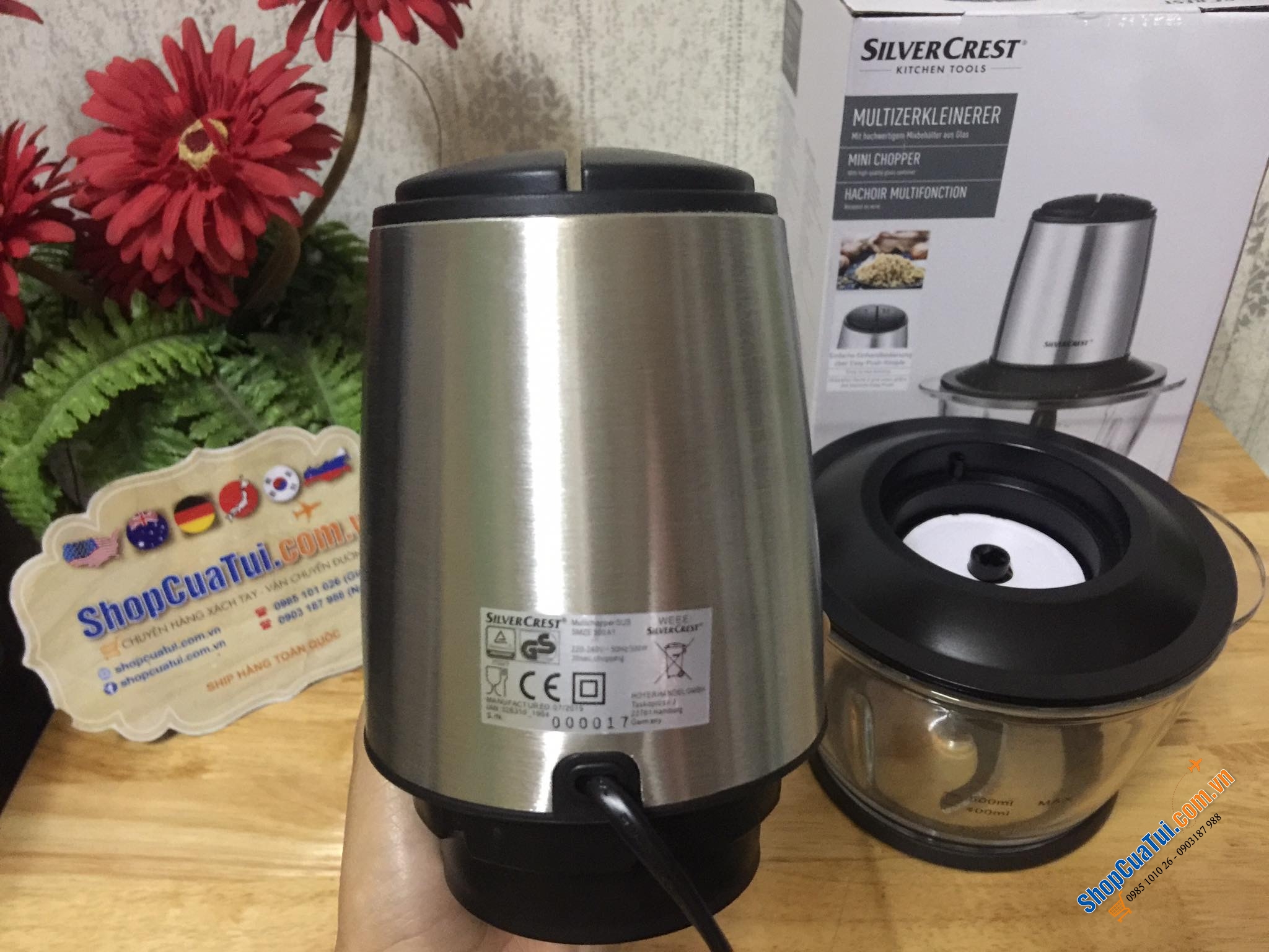 MÁY XAY THỊT SILVERCREST SMZE 500 A1