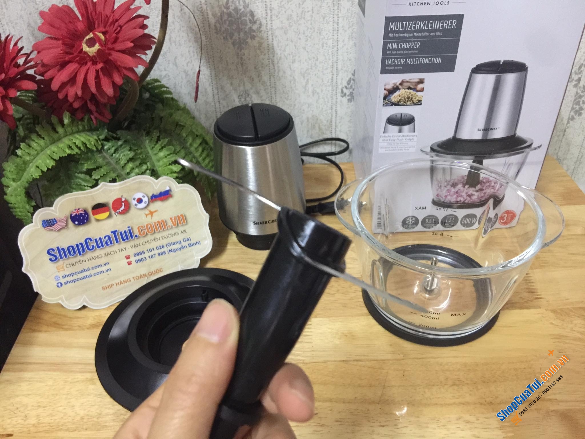 MÁY XAY THỊT SILVERCREST SMZE 500 A1