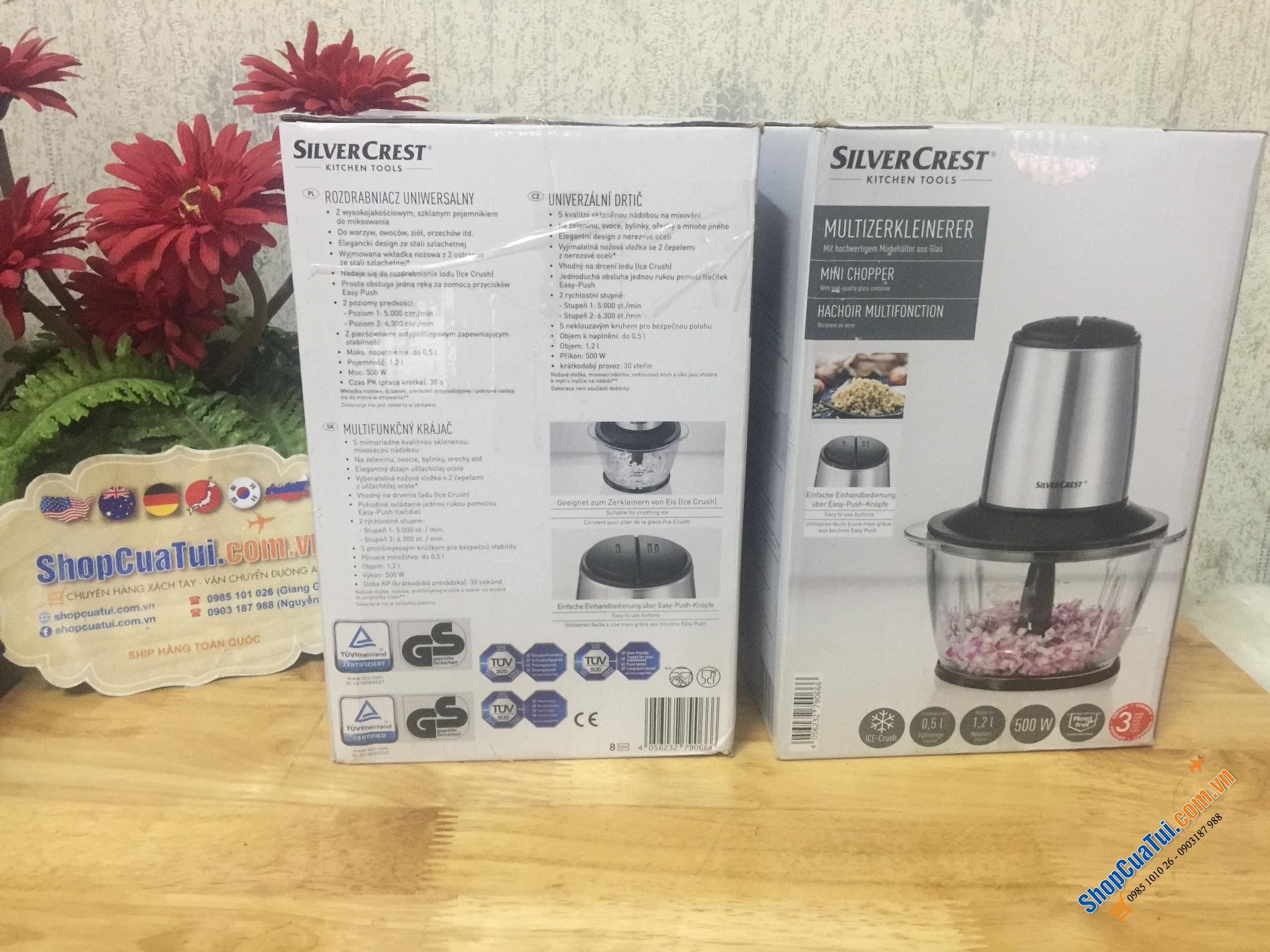 MÁY XAY THỊT SILVERCREST SMZE 500 A1