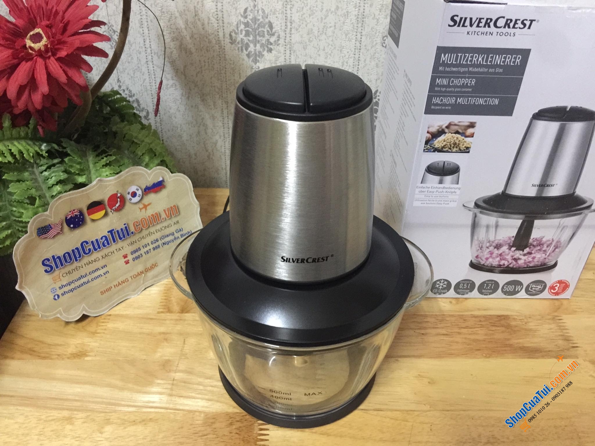 MÁY XAY THỊT SILVERCREST SMZE 500 A1
