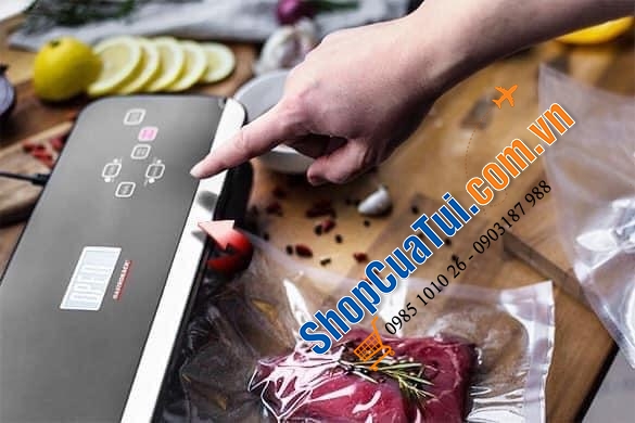 MÁY HÚT CHÂN KHÔNG VÀ CÂN NHÀ BẾP 2 TRONG 1 GASTROBACK DESIGN VAKUUMIERER ADVANCE SCALE PRO