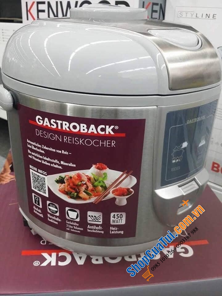 NỒI CƠM ĐIỆN GASTROBACK DUNG TÍCH 3L