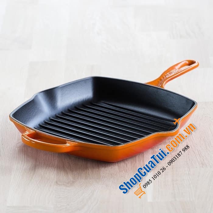 CHẢO NƯỚNG LE CREUSET 26x26 cm.