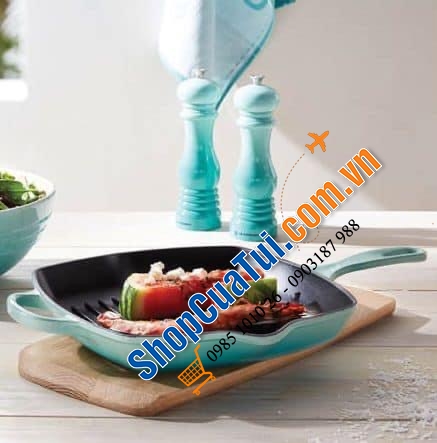 CHẢO NƯỚNG LE CREUSET 26x26 cm.