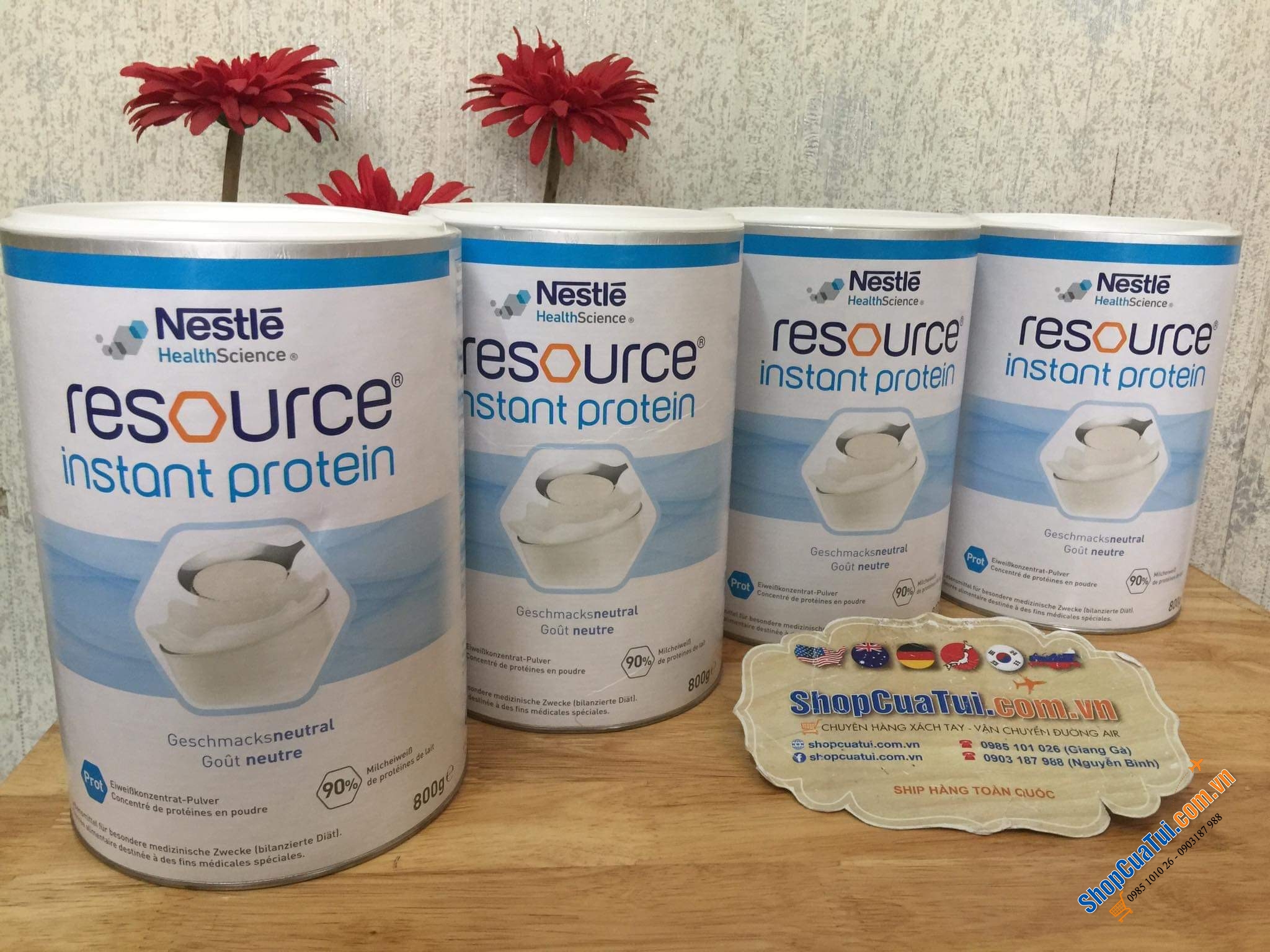 Sữa tiểu đường RESOURCE Instant Protein của hãng Nestle giúp bổ xung dinh dưỡng và tăng cường sức khoẻ cho bệnh nhân tiểu đường.