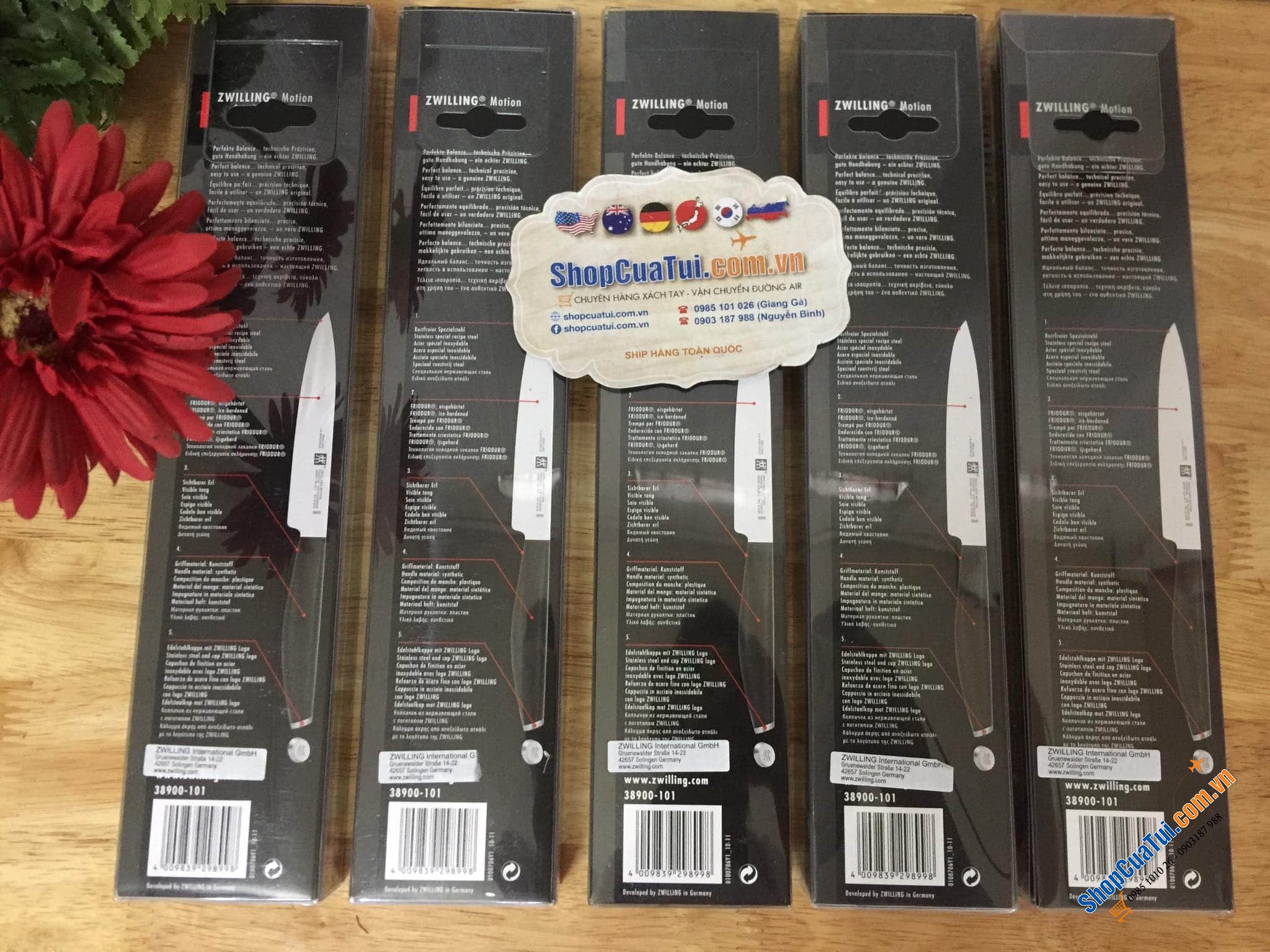 DAO THÁI THỊT RAU ZWILLING MOTION.