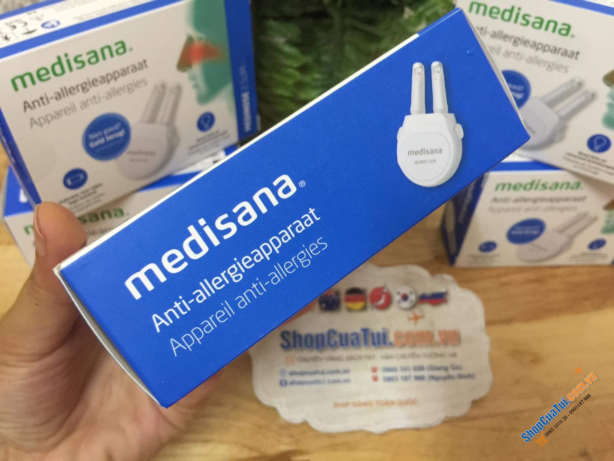 MÁY TRỊ VIÊM MŨI DỊ ỨNG - VIÊM XOANG MEDISANA MEDINOSE 2 SLIM.