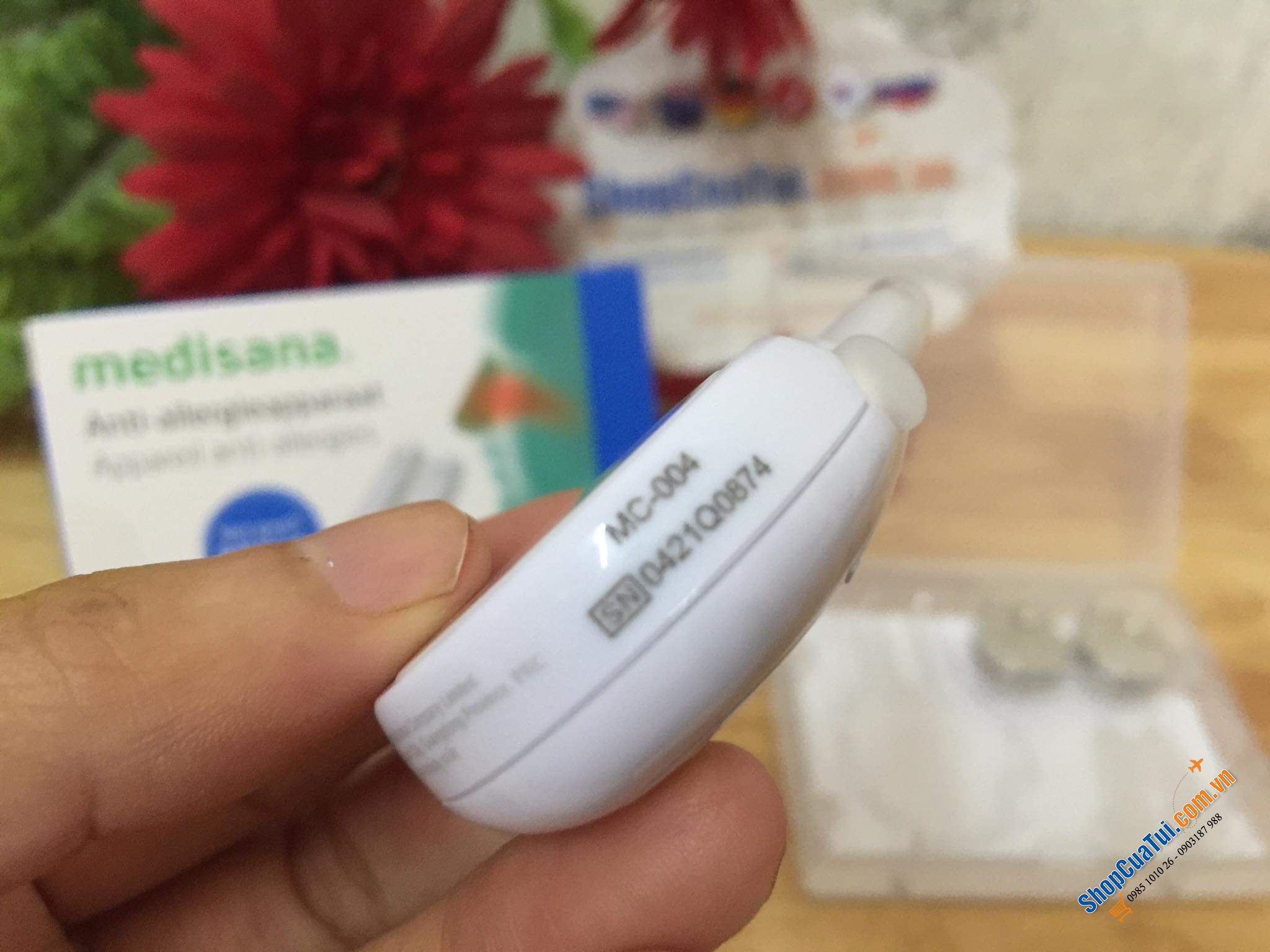 MÁY TRỊ VIÊM MŨI DỊ ỨNG - VIÊM XOANG MEDISANA MEDINOSE 2 SLIM.