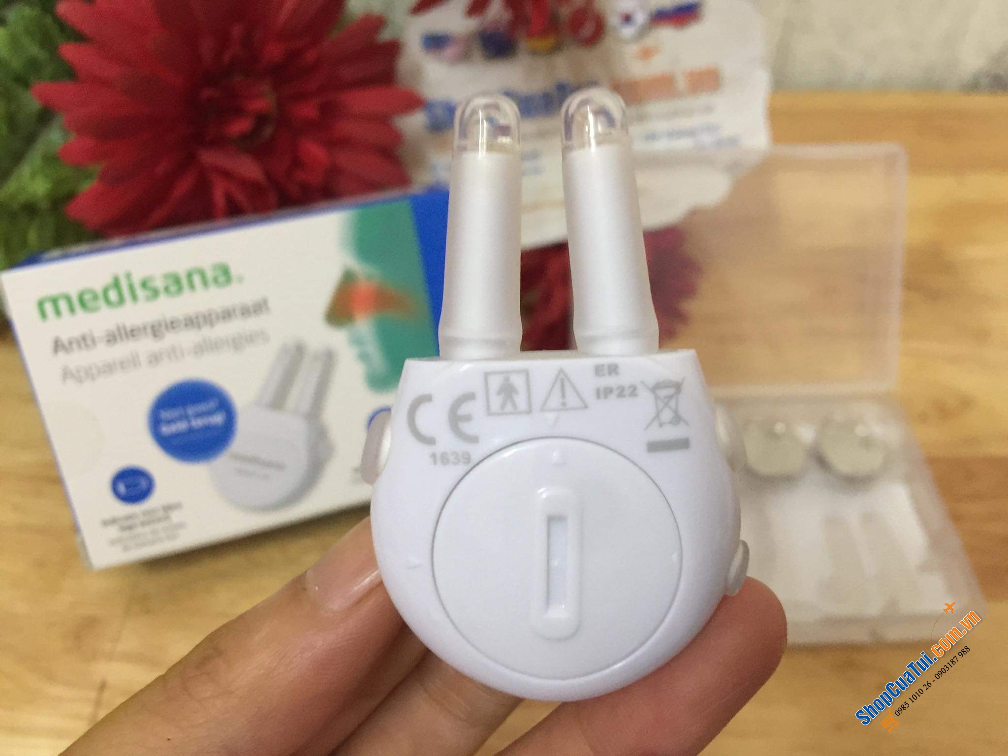 MÁY TRỊ VIÊM MŨI DỊ ỨNG - VIÊM XOANG MEDISANA MEDINOSE 2 SLIM.