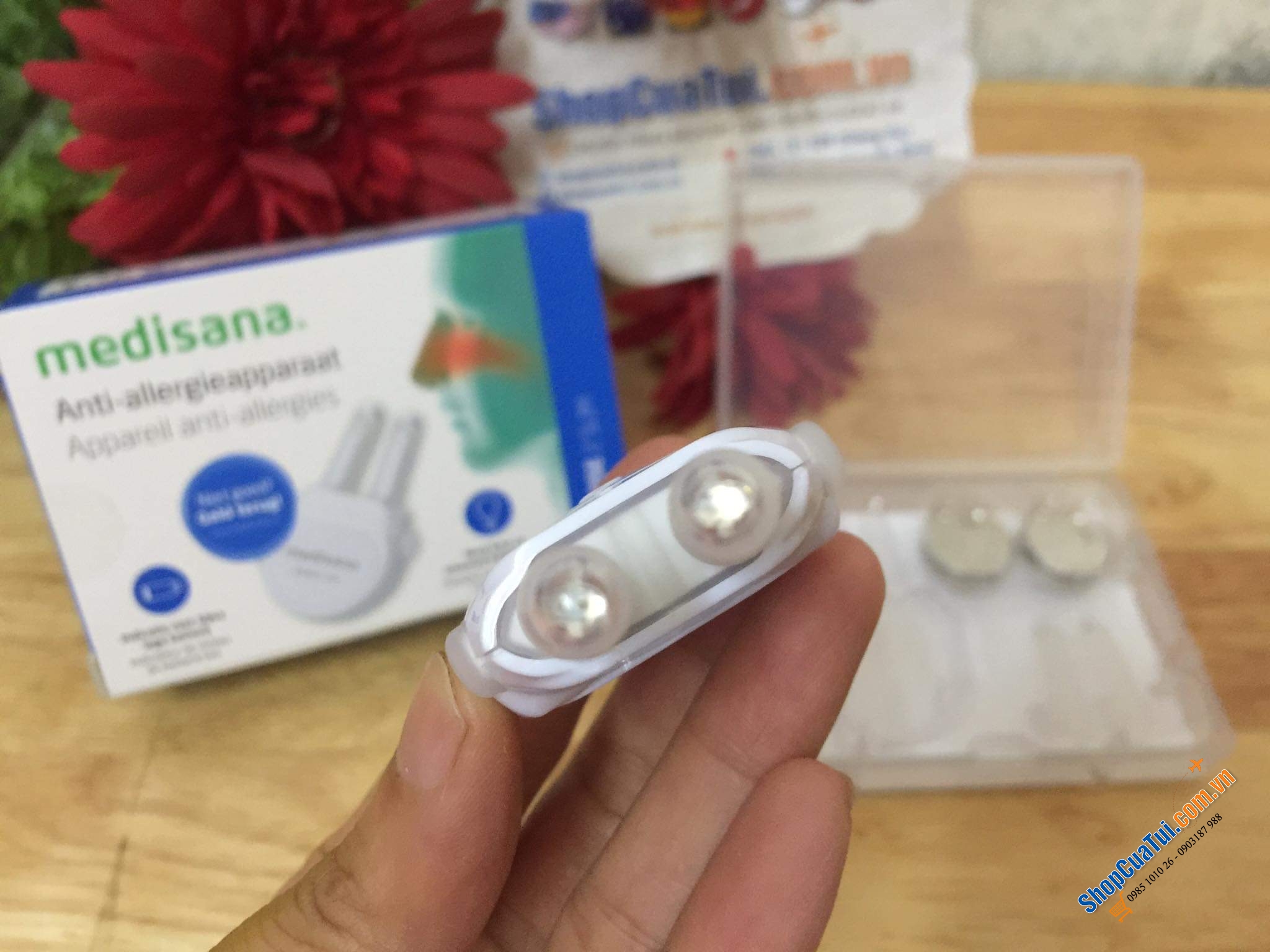 MÁY TRỊ VIÊM MŨI DỊ ỨNG - VIÊM XOANG MEDISANA MEDINOSE 2 SLIM.