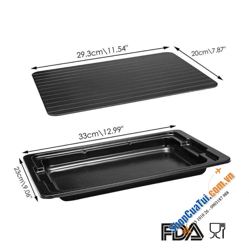 THỚT RÃ ĐÔNG GEMITTO KÈM KHAY HỨNG NƯỚC