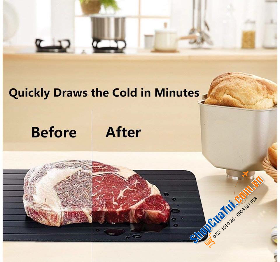 THỚT RÃ ĐÔNG GEMITTO KÈM KHAY HỨNG NƯỚC