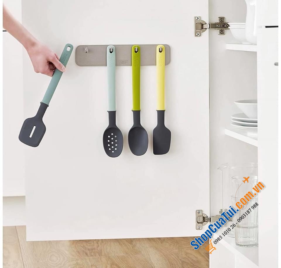 SET 4 DỤNG CỤ NẤU ĂN JOSEPH JOSEPH DOORSTORE CÓ THANH DÍNH.