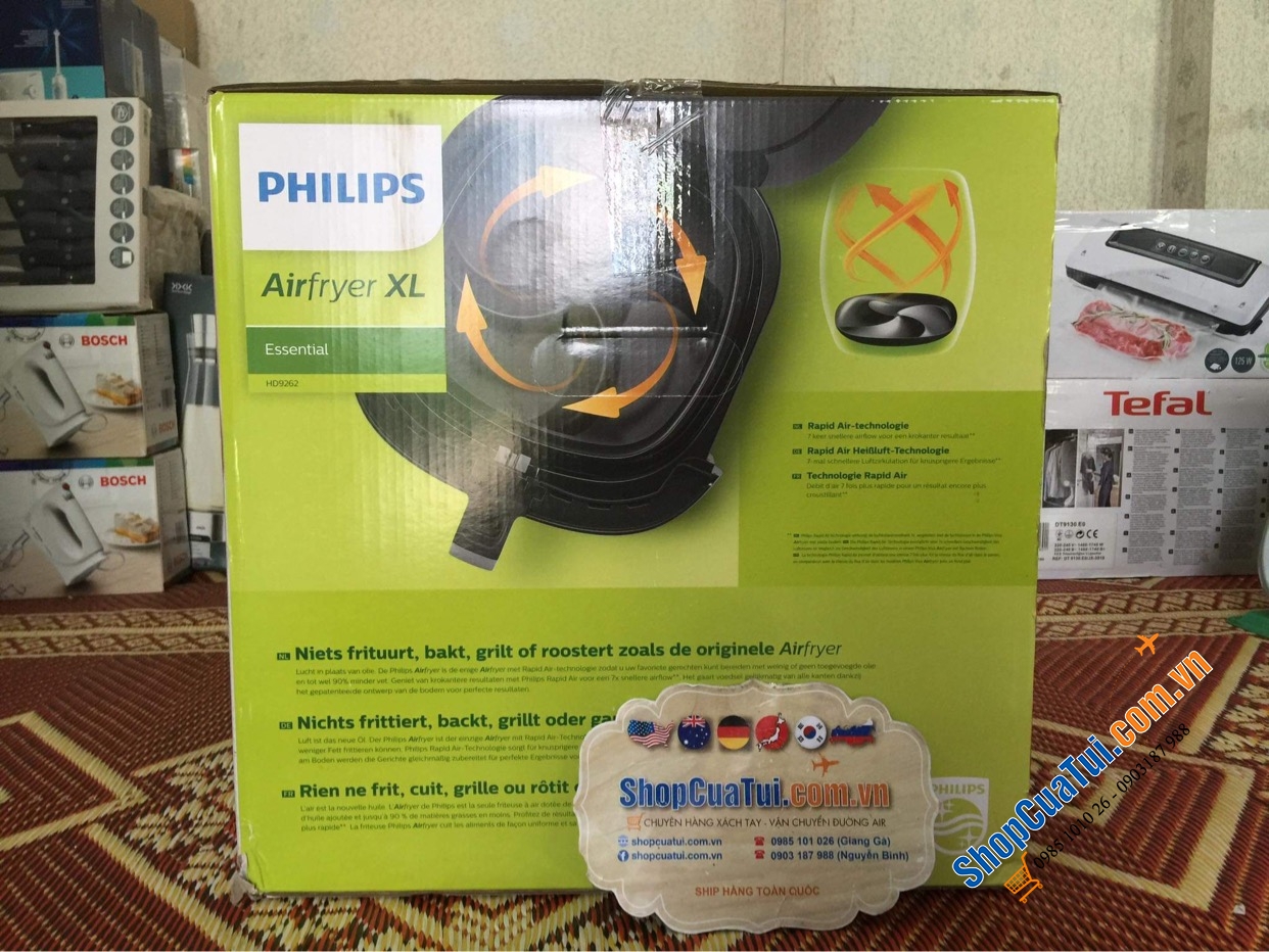 NỒI CHIÊN KHÔNG DẦU PHILIPS HD 9261