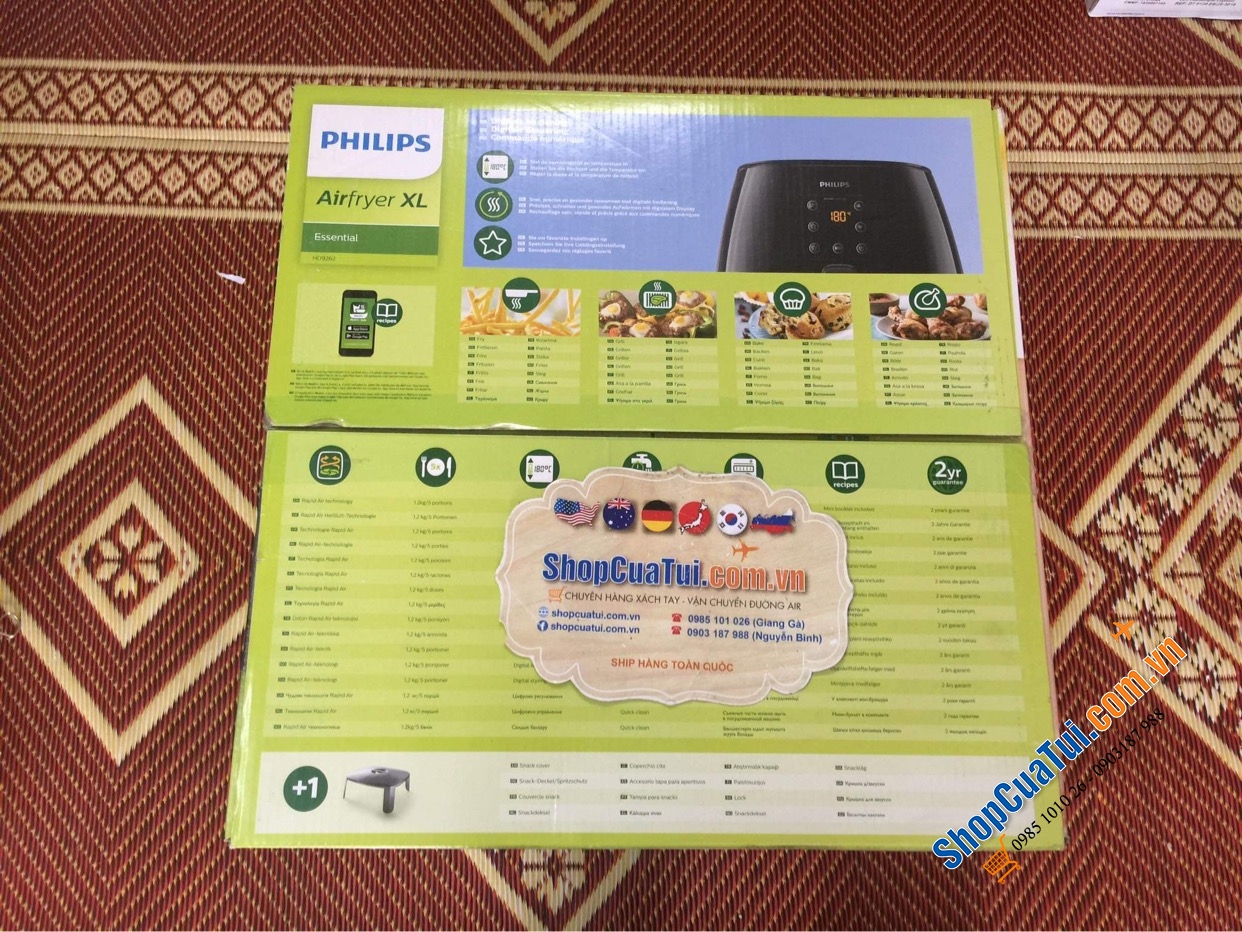 NỒI CHIÊN KHÔNG DẦU PHILIPS HD 9261