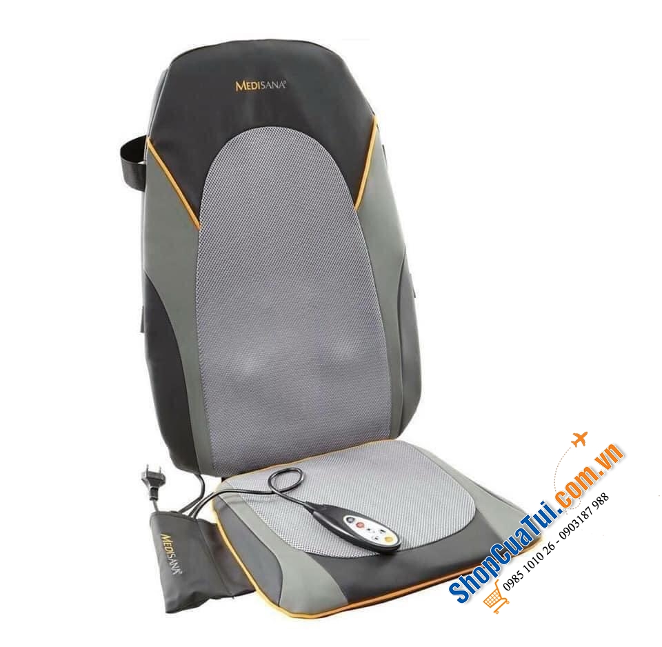 Đệm (ghế) massage toàn thân con lăn có đèn hồng ngoại Medisana MC830