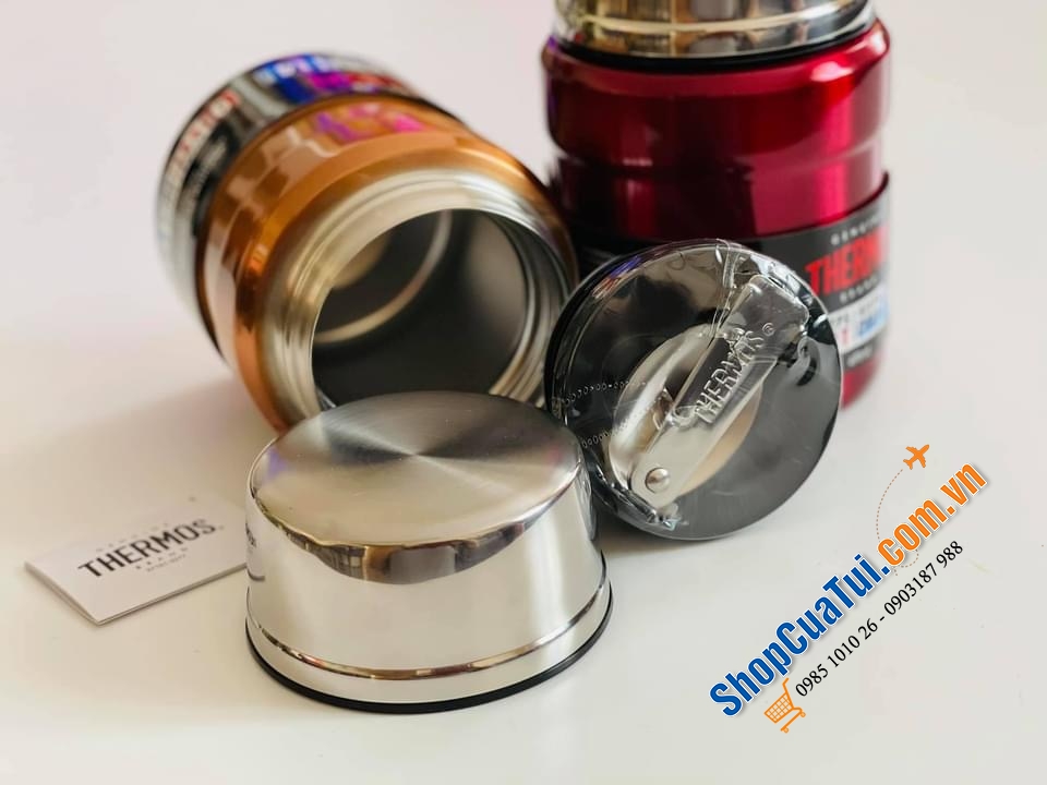 Hộp đựng thức ăn giữ nhiệt Thermos Stainless King Food - Dùng mang đồ ăn đi làm/đi picnic.