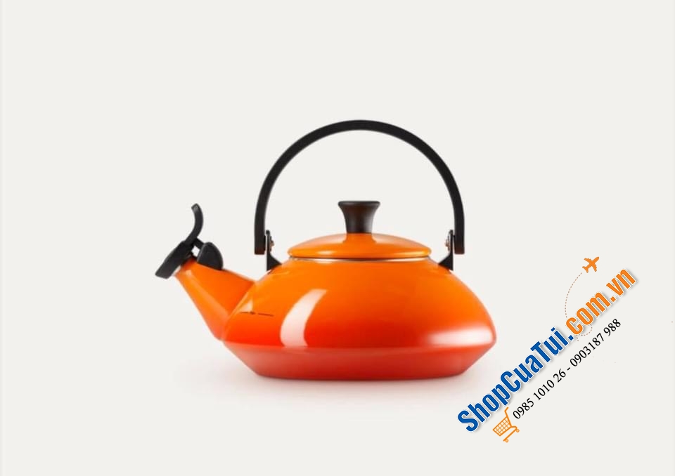 ẤM LE CREUSET ZEN 1.5 lít (màu cam quá đẹp)