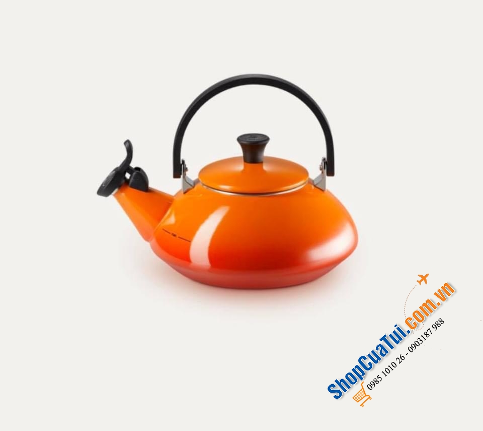 ẤM LE CREUSET ZEN 1.5 lít (màu cam quá đẹp)