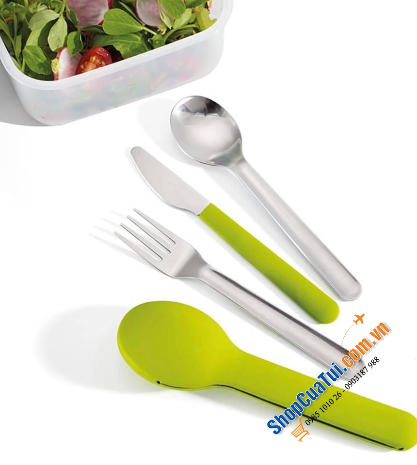 Set THÌA DĨA DAO JOSEPH JOSEPH BỎ TÚI GO EAT để đem đi làm, đi học, hay du lịch.