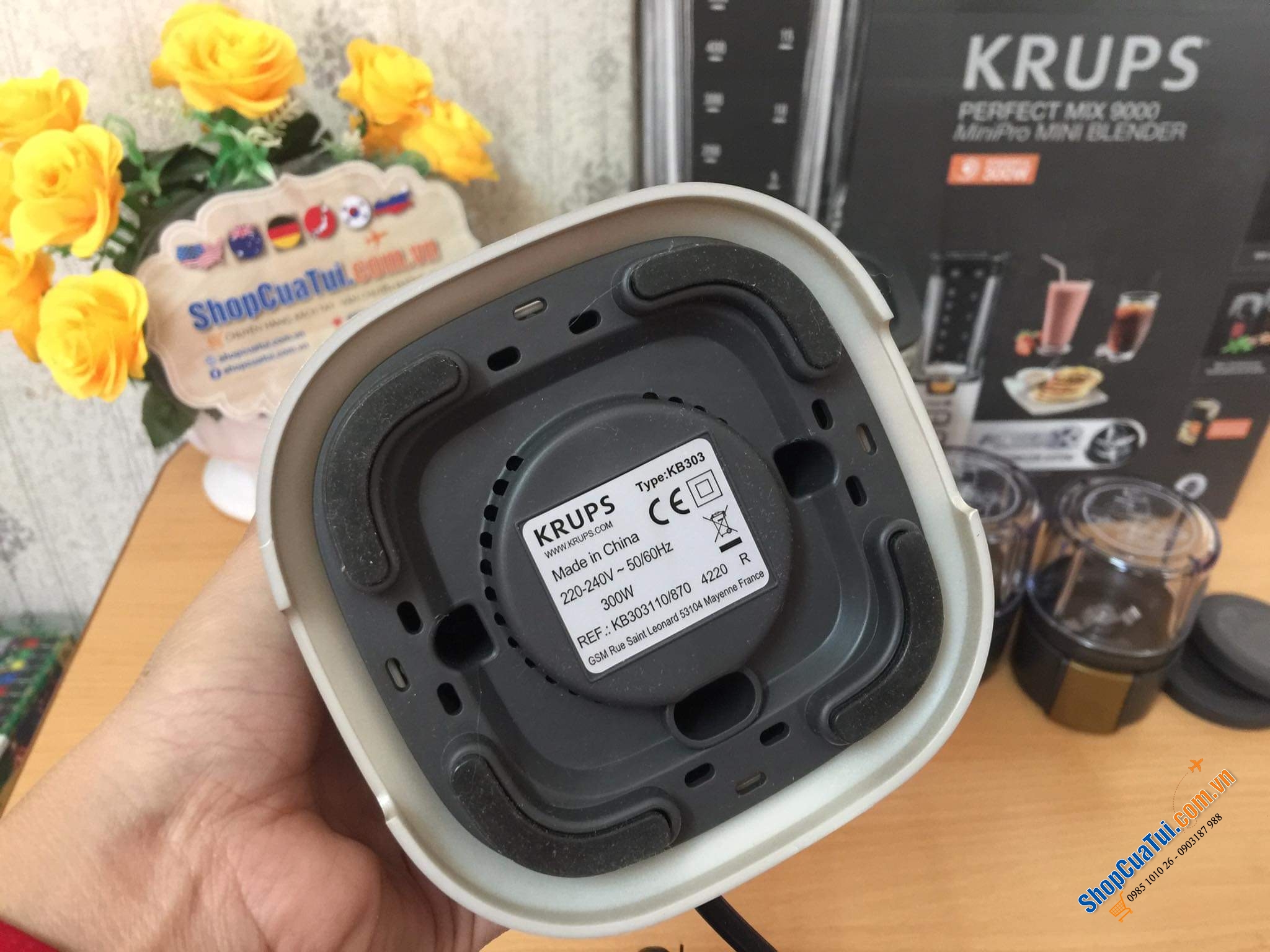 Máy xay sinh tố Krups KB3031 3in1 - model mới nhất 2020