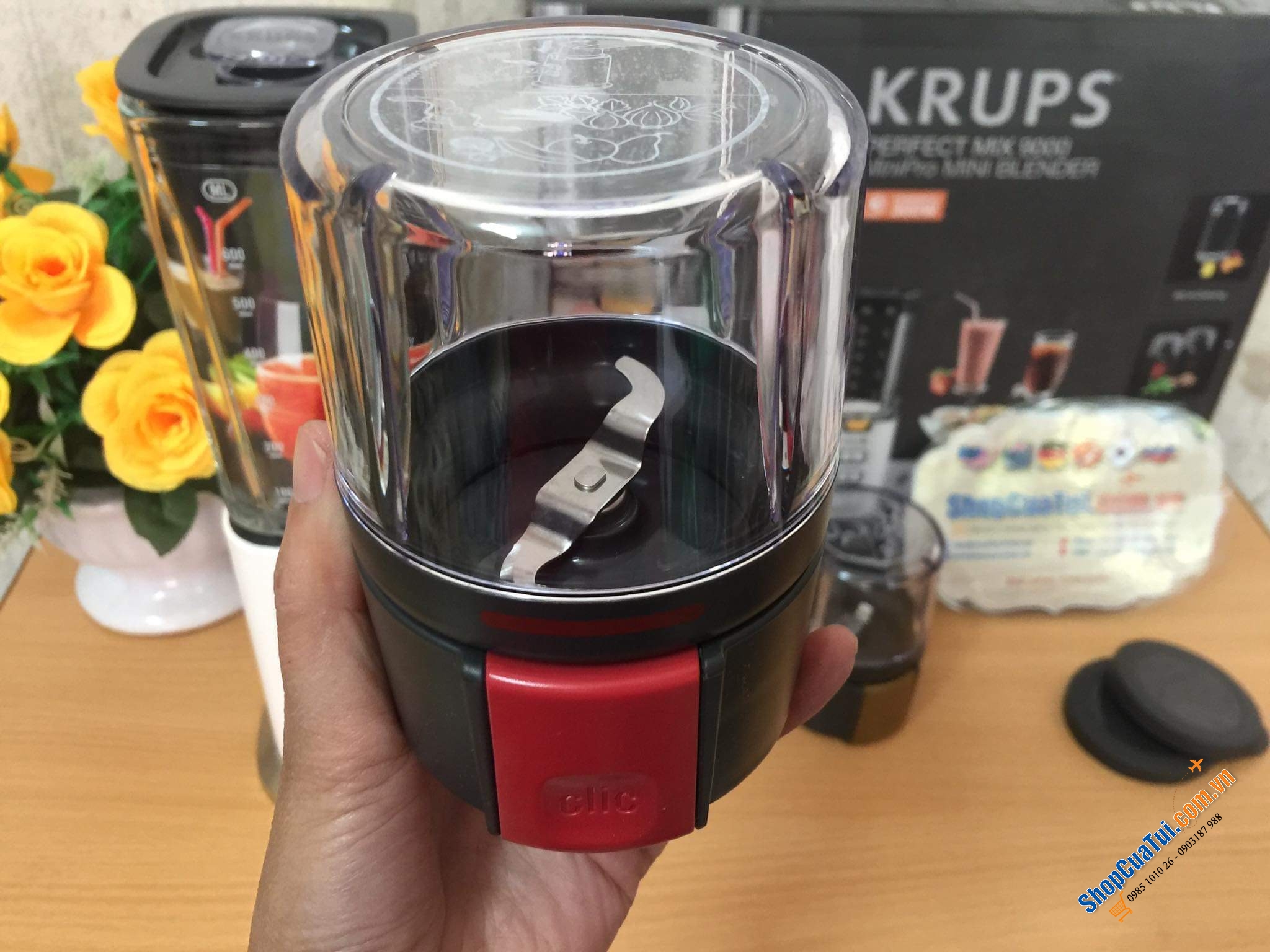 Máy xay sinh tố Krups KB3031 3in1 - model mới nhất 2020