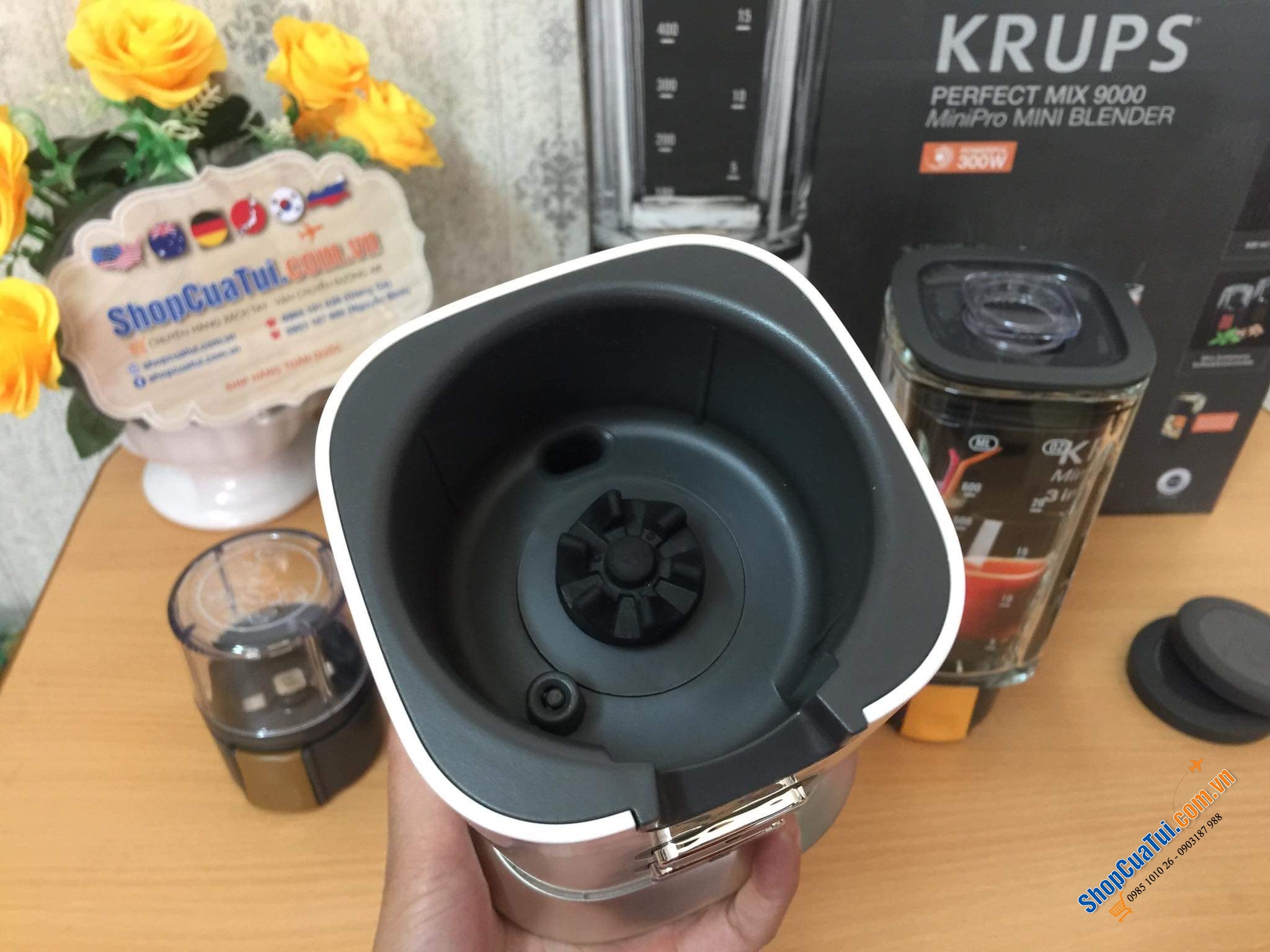 Máy xay sinh tố Krups KB3031 3in1 - model mới nhất 2020