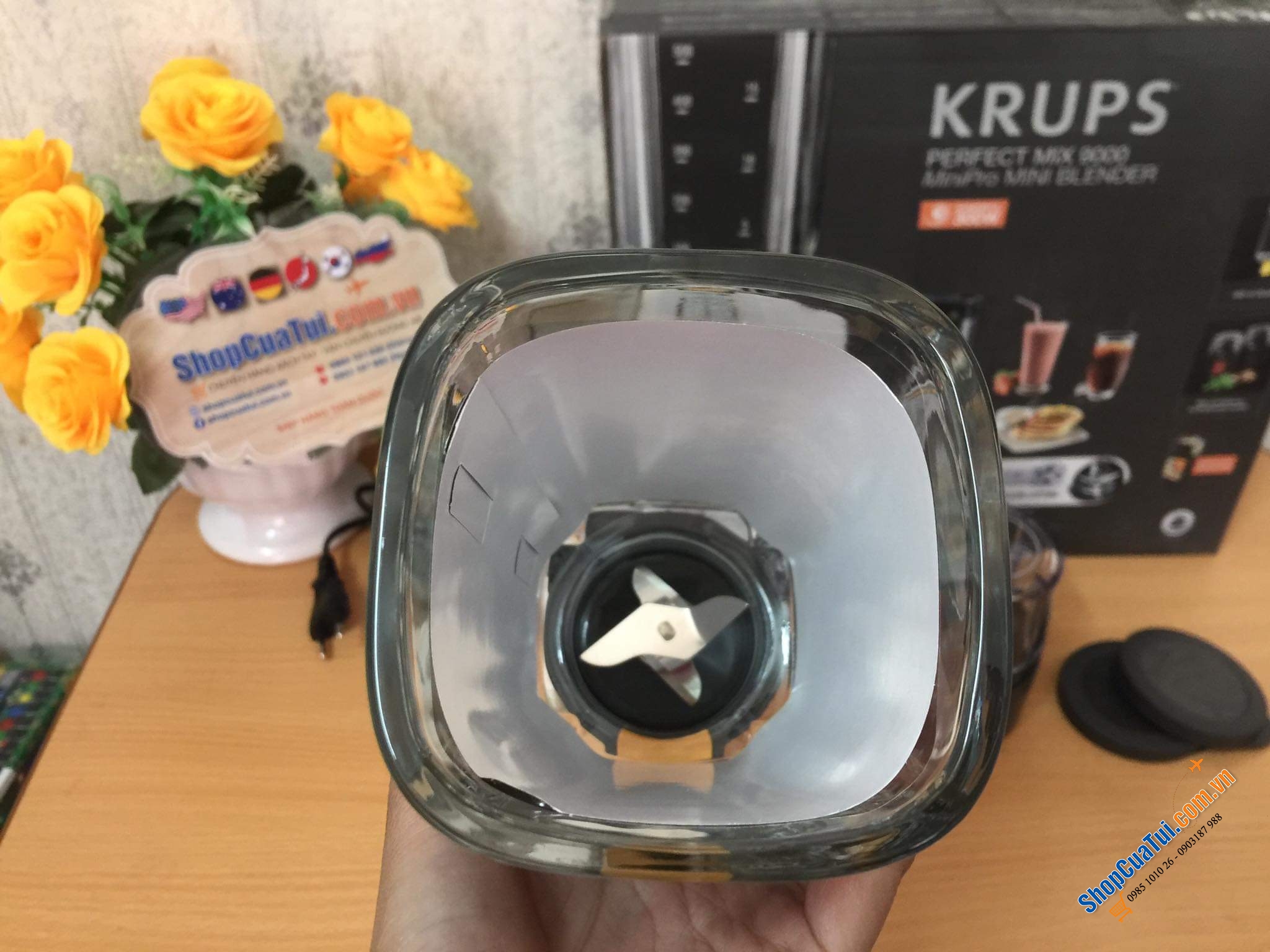 Máy xay sinh tố Krups KB3031 3in1 - model mới nhất 2020