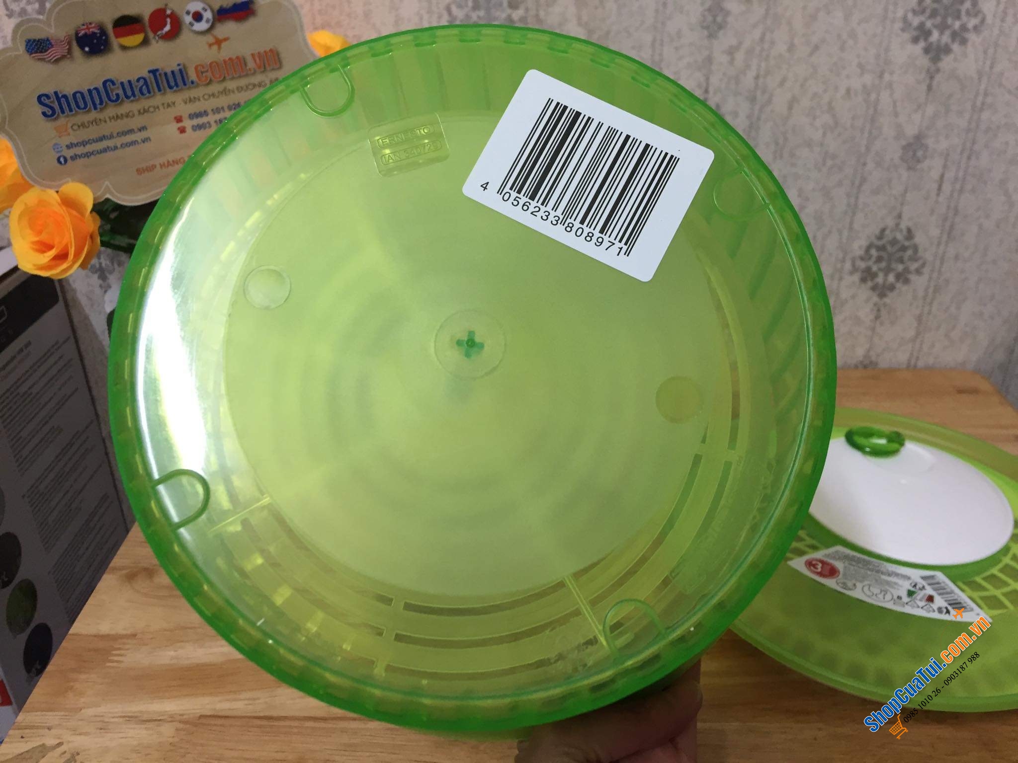 RỔ QUAY KHÔ RAU EMSA - made in Germany