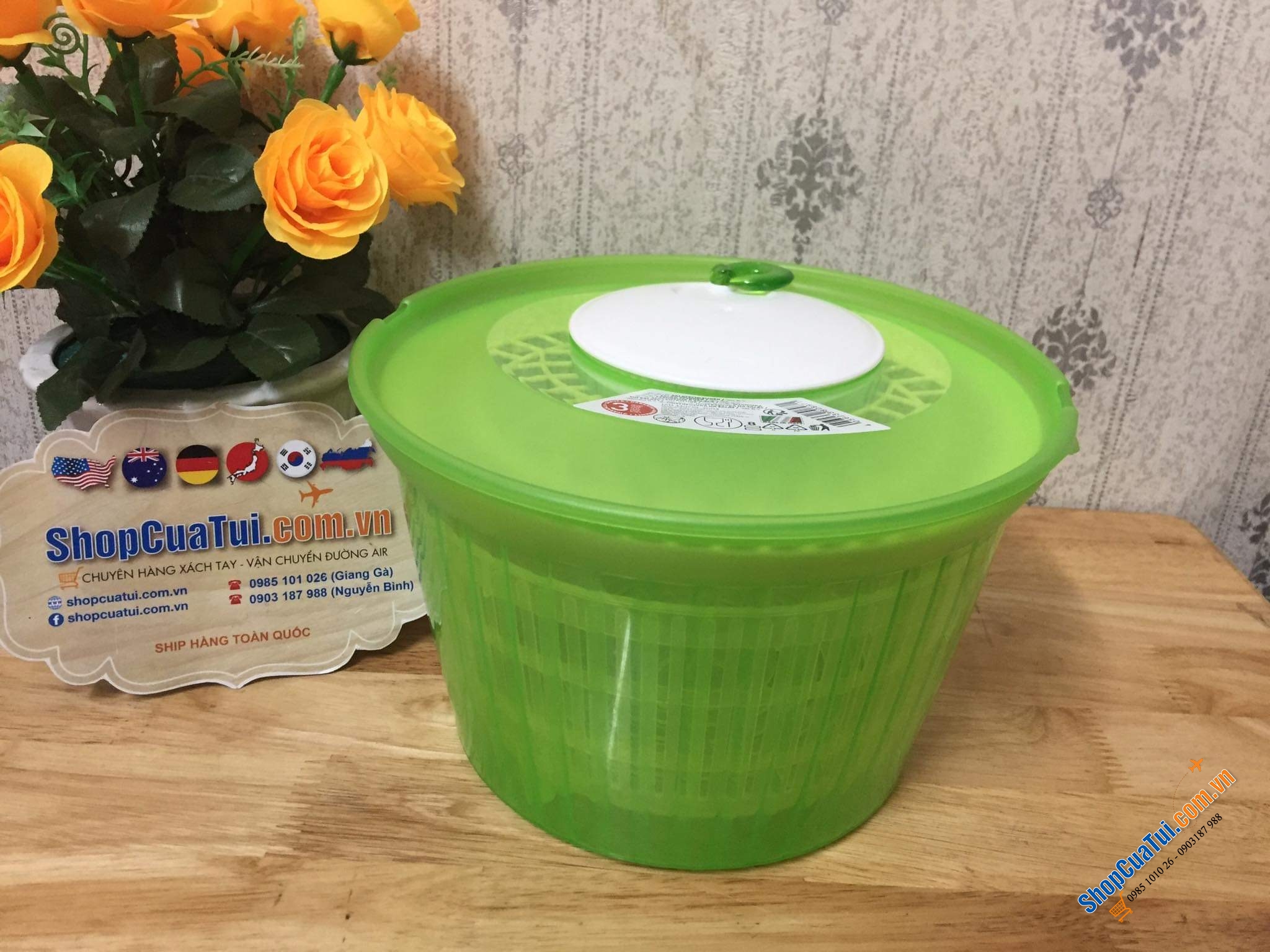 RỔ QUAY KHÔ RAU EMSA - made in Germany