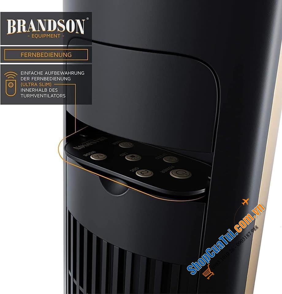 QUẠT THÁP CAO CẤP BRANDSON – CHIẾC QUẠT THÁP HIẾM HOI CHỈNH ĐƯỢC NGHIÊNG – CHẠY KHỎE NHƯNG SIÊU ÊM – MÀU SANG XỊN – GIÁ CỰC ĐẸP