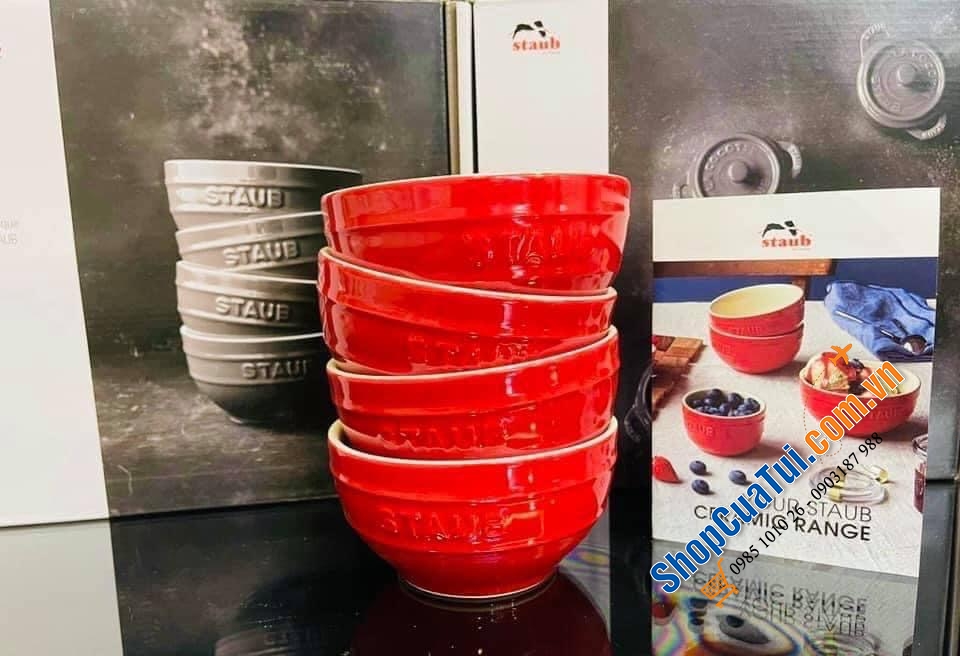BỘ 4 BÁT STAUB 12CM 0,4L