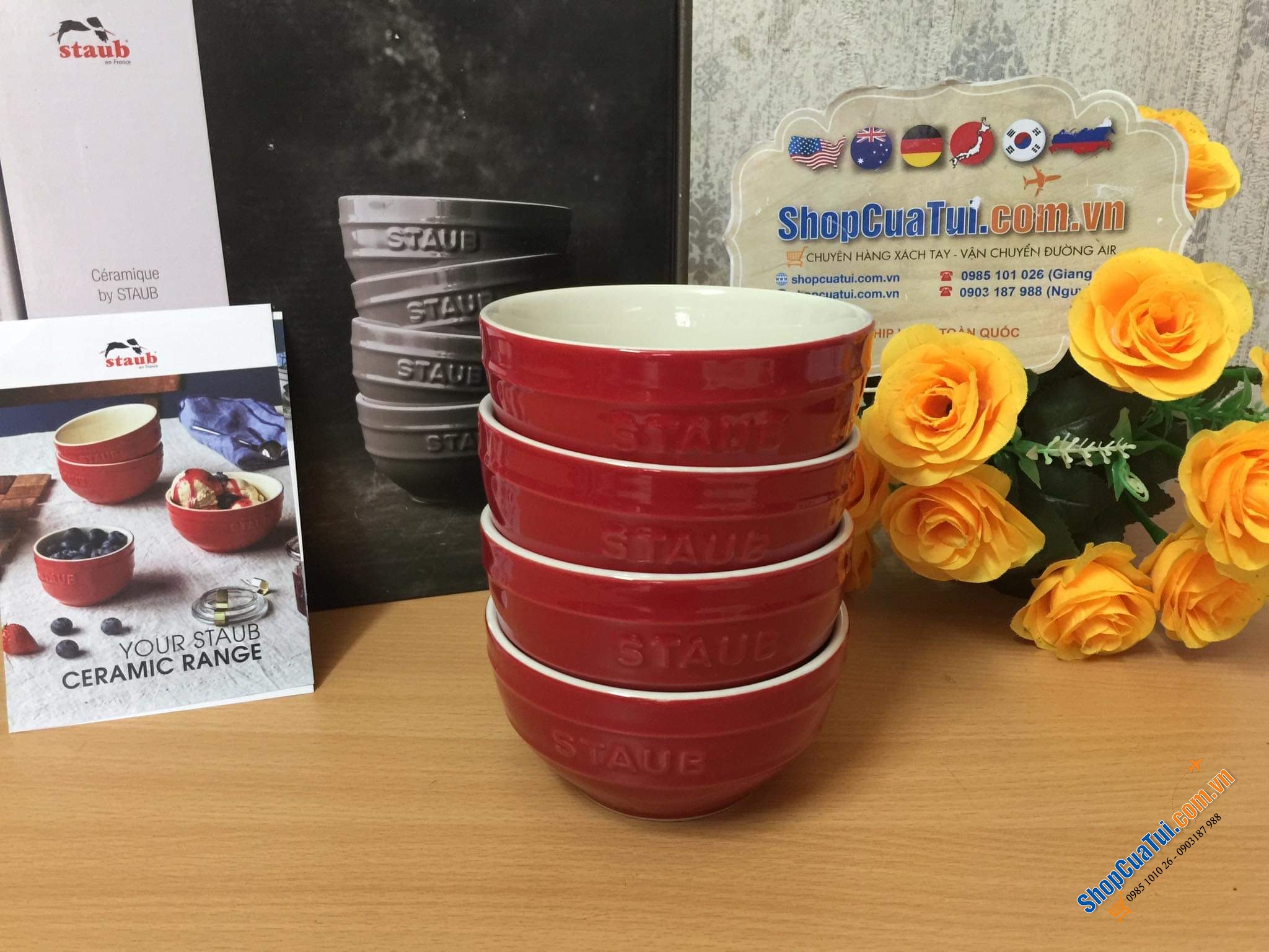 BỘ 4 BÁT STAUB 12CM 0,4L