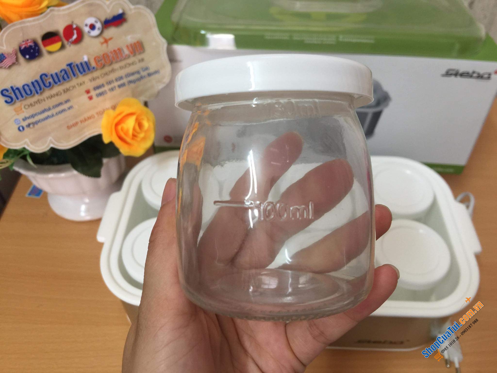 Máy làm sữa chua Steba JM3 - Model mới nhất siêu đẹp, siêu xinh với tính năng hẹn giờ và bảo vệ quá nhiệt, vô cùng đơn giản để có sữa chua chuẩn ngon, an toàn.