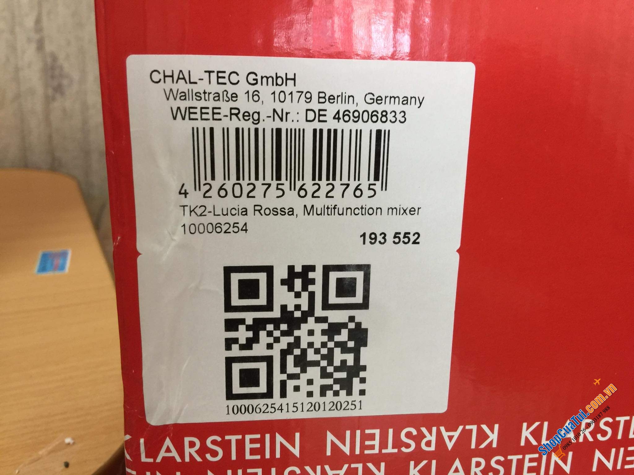 TRỘN BỘT VẠN ĐA NĂNG KLASTEIN ROSSA