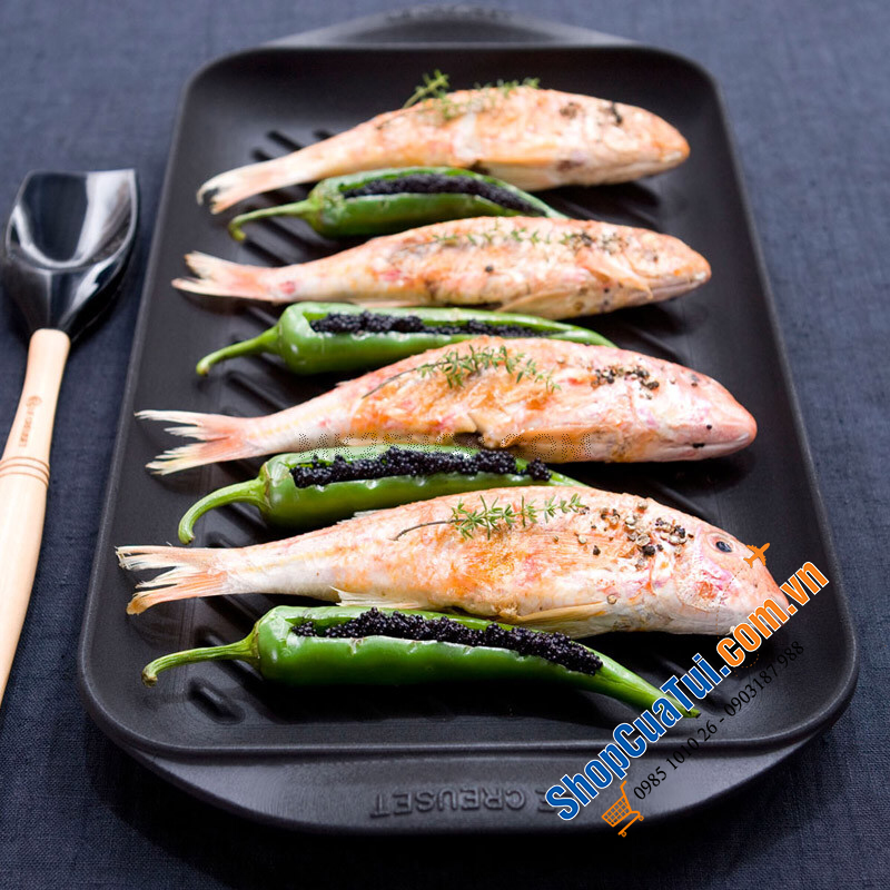 CHẢO - KHAY NƯỚNG LE CREUSET 32x22 cm MÀU VÀNG CHANH