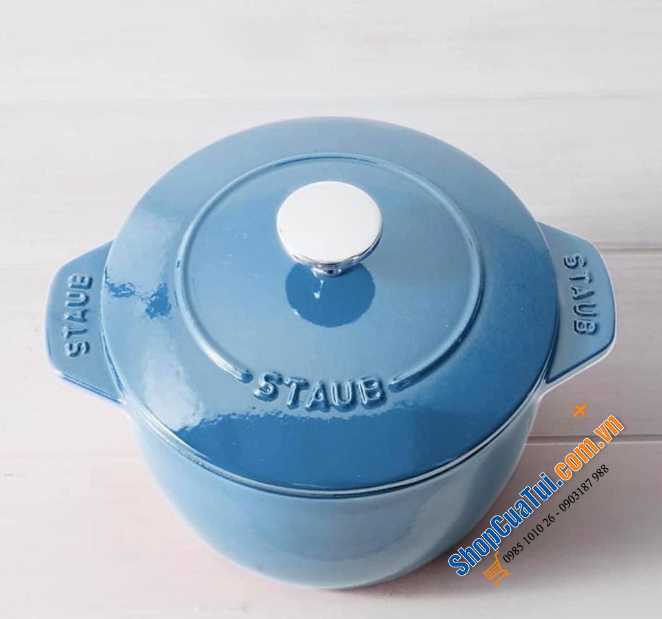 NỒI STAUB GOHAN XANH DA TRỜI 12 cm