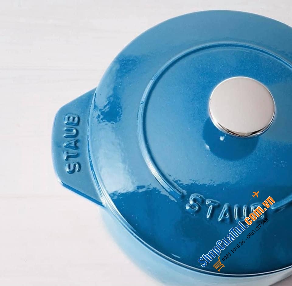 NỒI STAUB GOHAN XANH DA TRỜI 12 cm