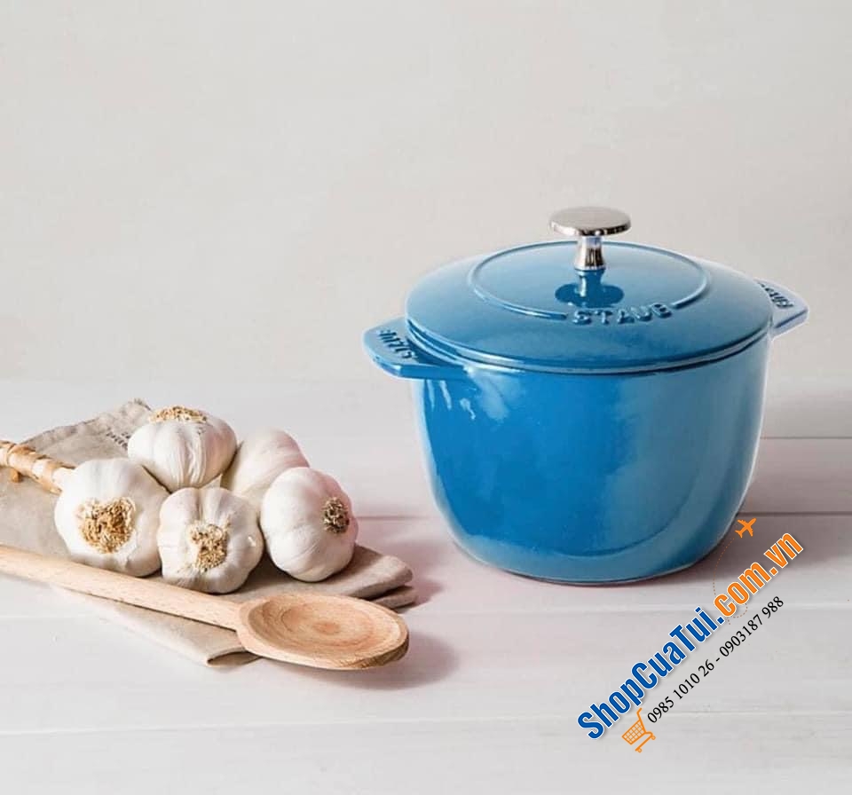 NỒI STAUB GOHAN XANH DA TRỜI 12 cm