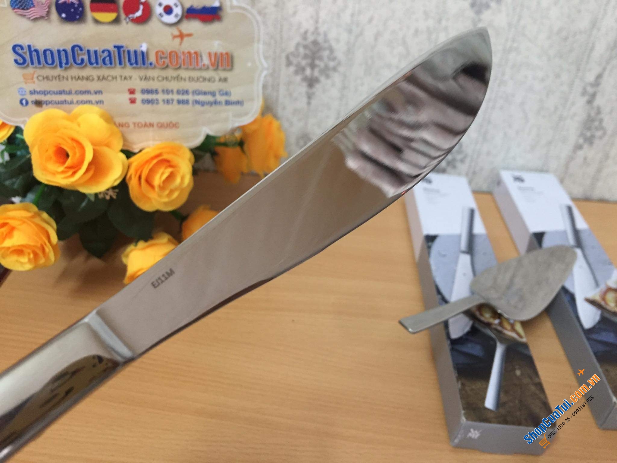 SET DAO VÀ XẺNG CẮT BÁNH CAO CẤP WMF.