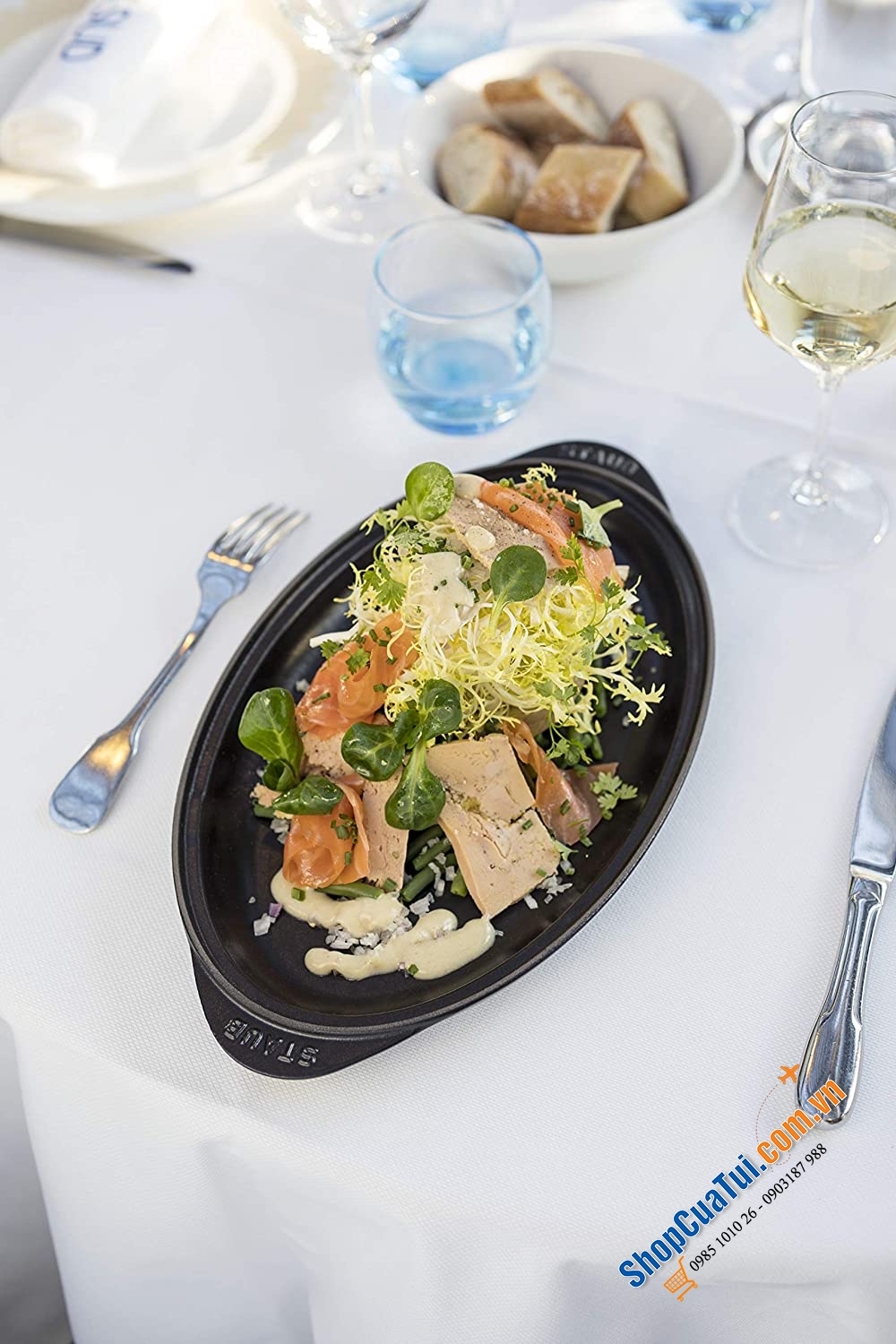 CHẢO NƯỚNG CÓ NẮP STAUB ASSIETTE CHAUDE 23 CM.