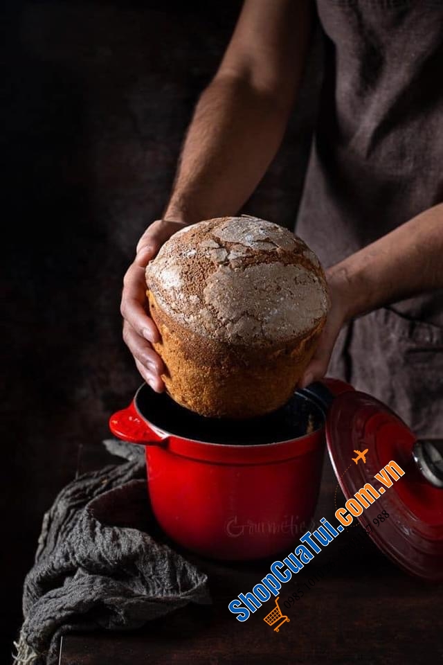 NỒI Le Creuset 18 cm Every màu ĐỎ 2 VUNG - 2 lit