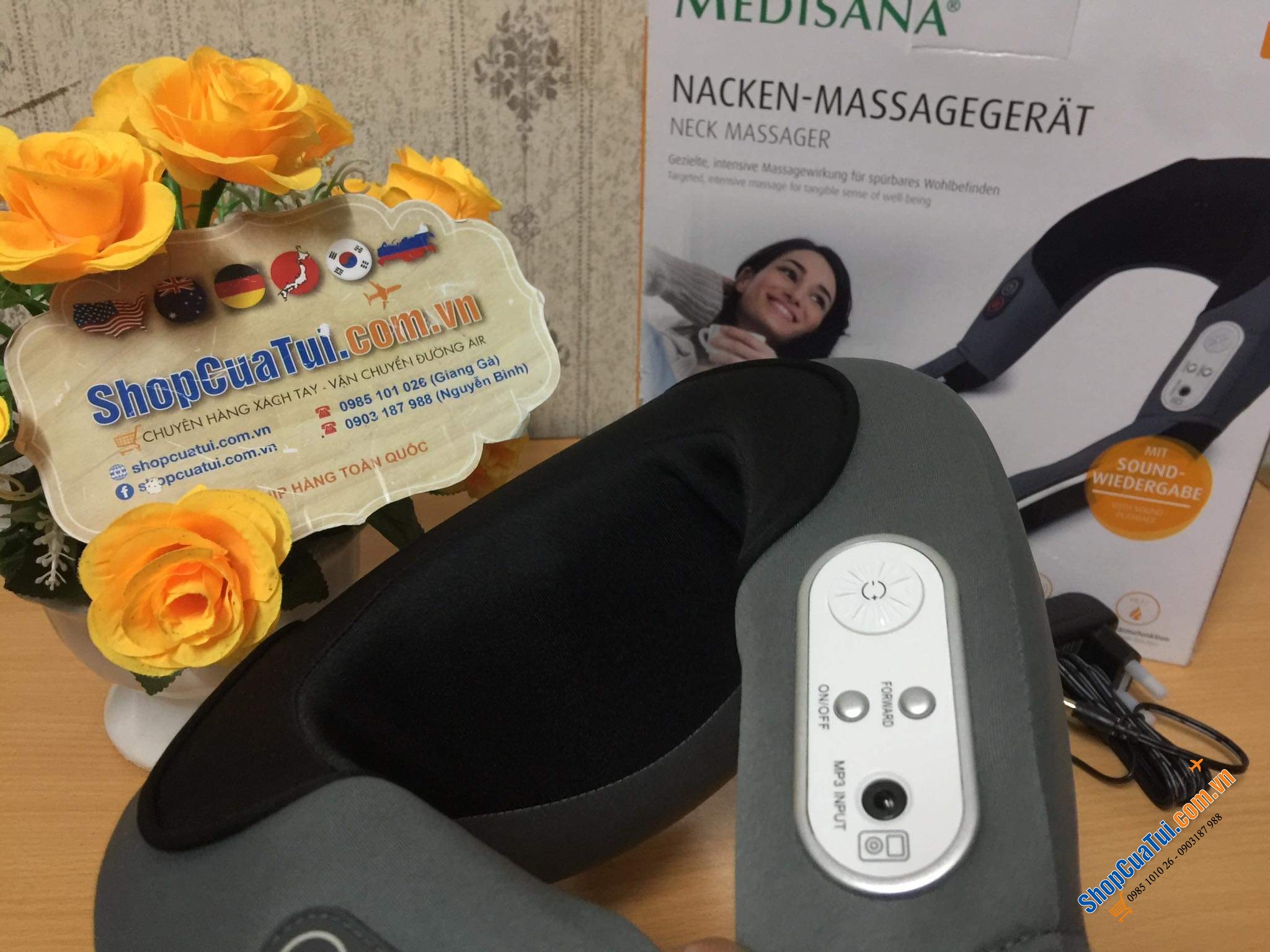 Máy Massage Cổ Vai Gáy Medisana NM A90.