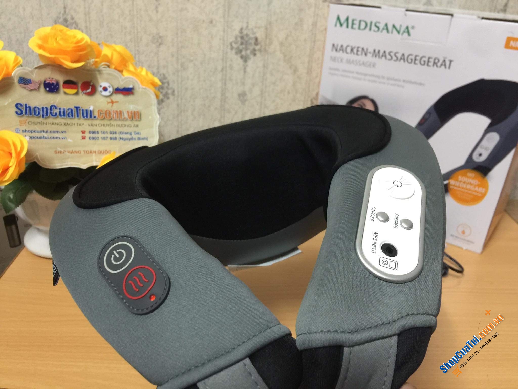 Máy Massage Cổ Vai Gáy Medisana NM A90.