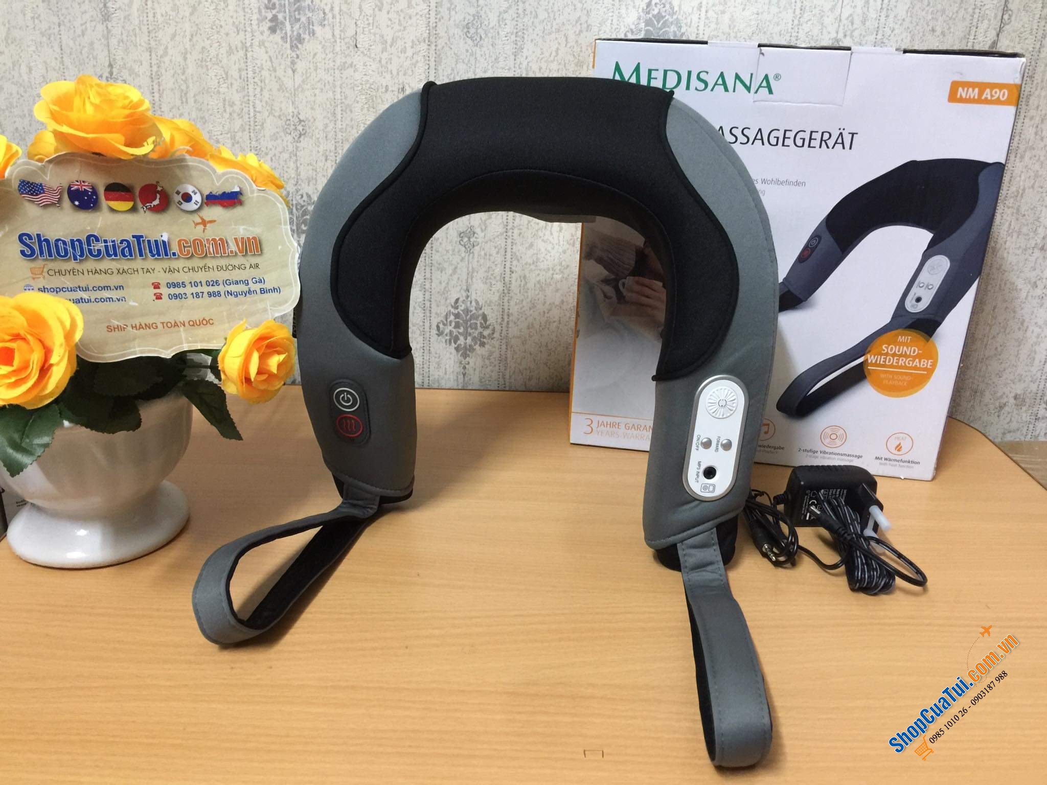 Máy Massage Cổ Vai Gáy Medisana NM A90.