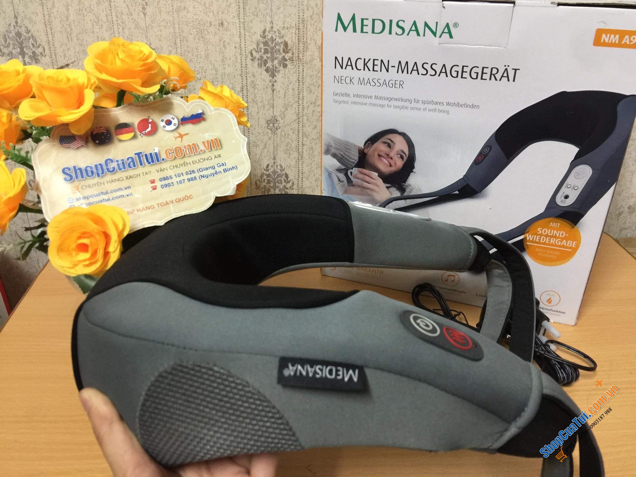 Máy Massage Cổ Vai Gáy Medisana NM A90.