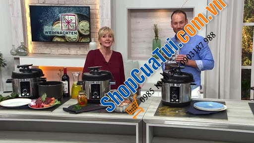 Nồi áp suất điện đa năng WMF Lono 8 trong 1. Cho các món hầm nhanh, nấu chậm tròn vị, giữ nguyên dinh dưỡng & vitamin