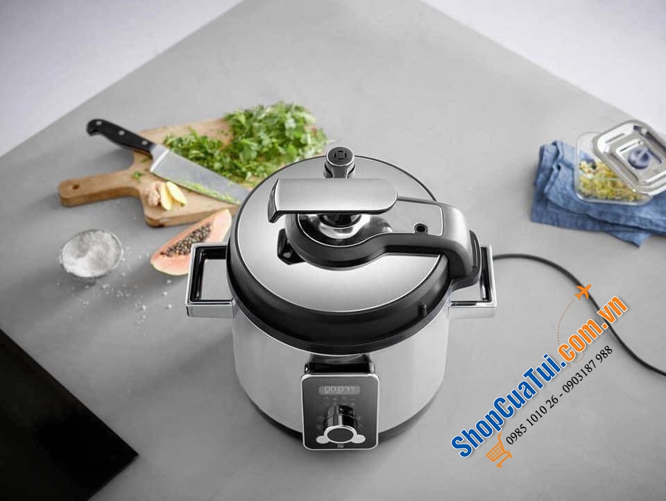 Nồi áp suất điện đa năng WMF Lono 8 trong 1. Cho các món hầm nhanh, nấu chậm tròn vị, giữ nguyên dinh dưỡng & vitamin
