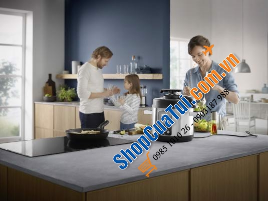 Nồi áp suất điện đa năng WMF Lono 8 trong 1. Cho các món hầm nhanh, nấu chậm tròn vị, giữ nguyên dinh dưỡng & vitamin