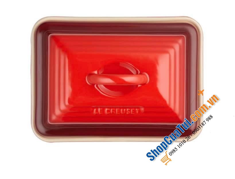 HŨ ĐỰNG BƠ LE CREUSET ĐỎ